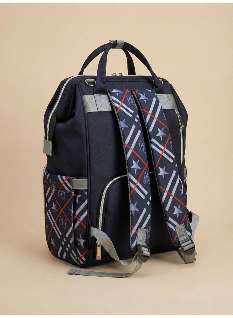 Kidilo Premium Multi-Function Diaper Bag Backpack with Portable Changing Mat, Waterproof Large Capacity Travel Organizer for Mom and Dad - Image 2